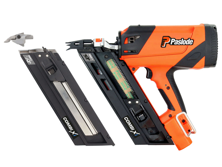 PASLODE® I 'S WERELDS EERSTE 2-IN-1 GASNAGELAPPARAAT! de COMBI XI